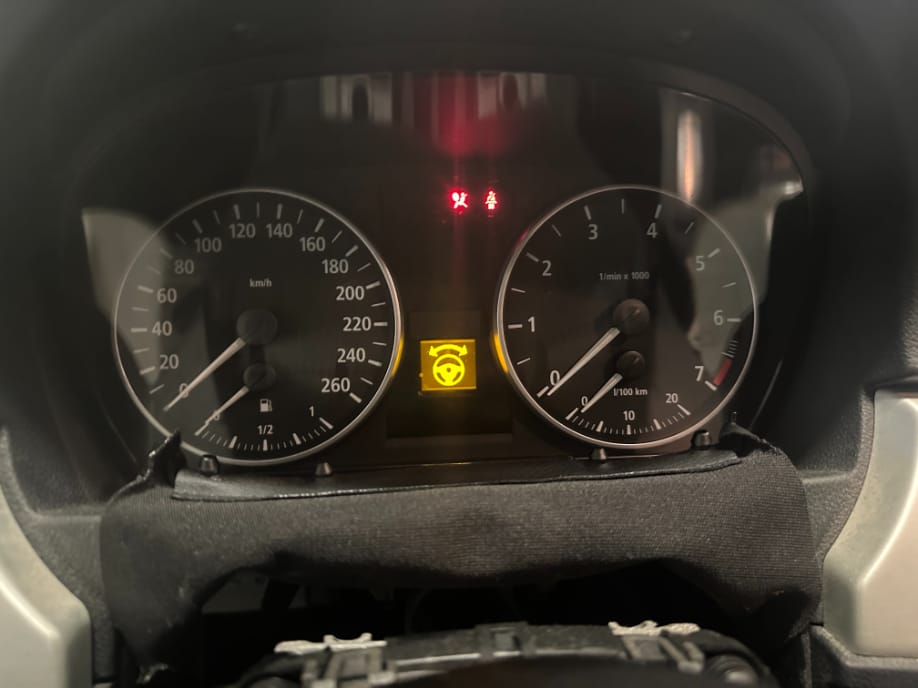 E91 stuurslot foutcode BMW